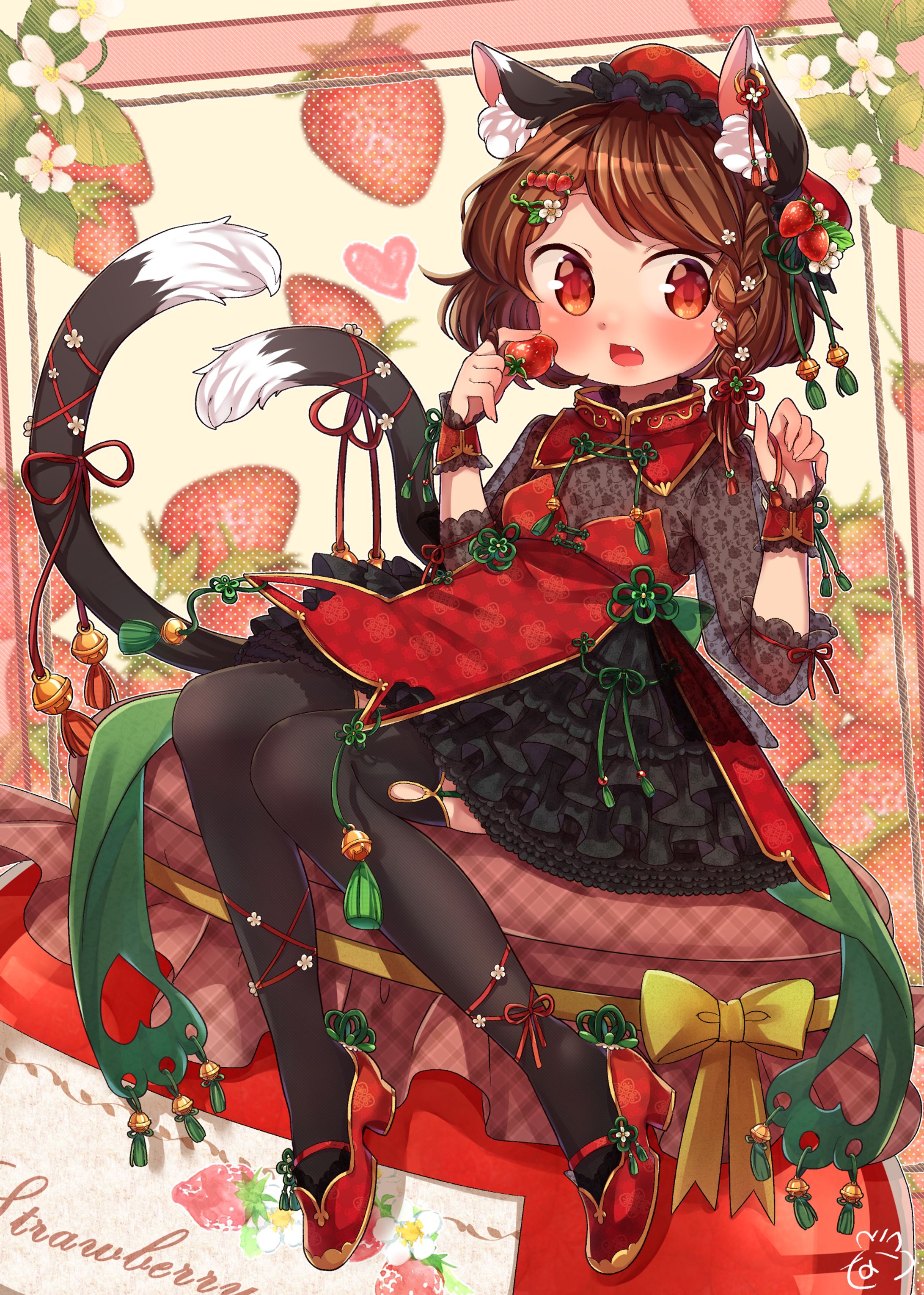 【二次創作】ロリータ合同寄稿イラスト🍓-1