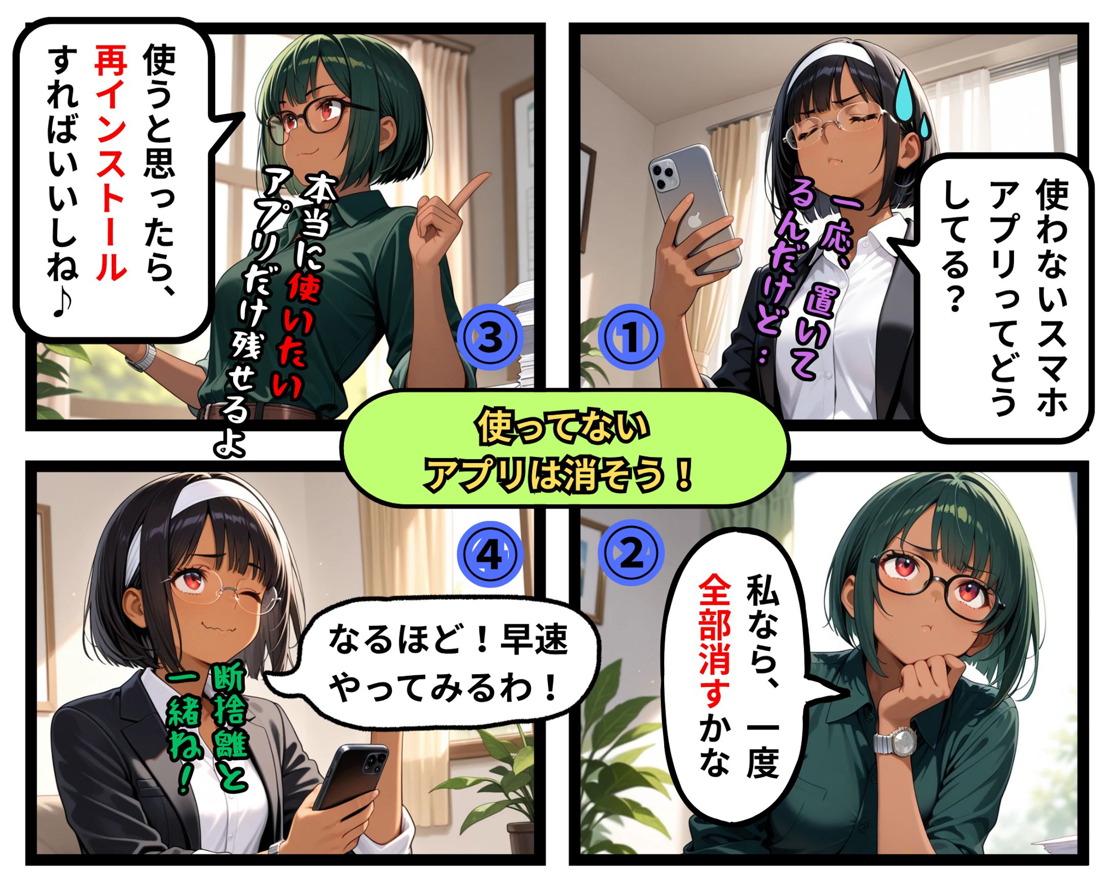 使ってないアプリは消そう！-1