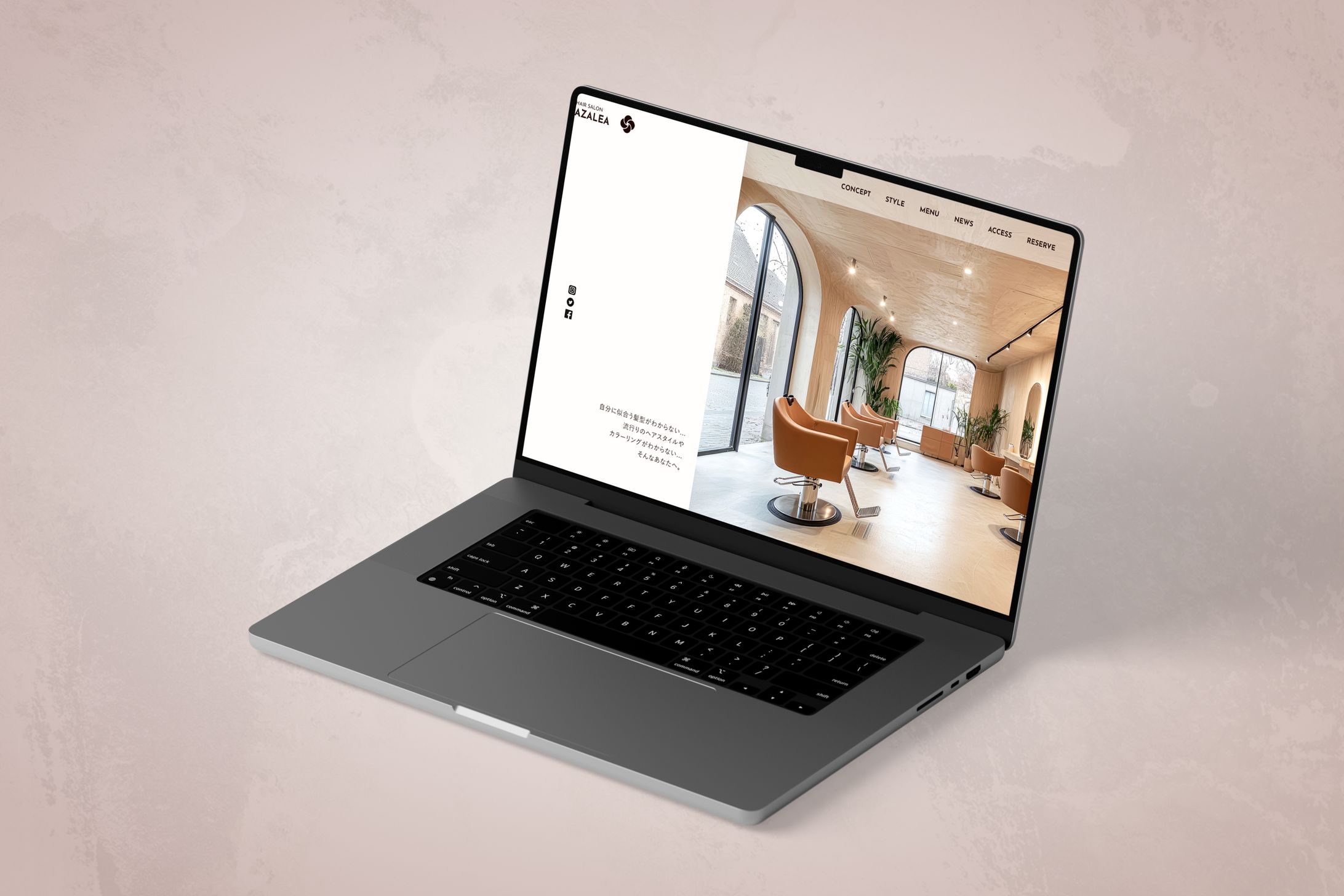 【コーポレートサイト】美容室-1