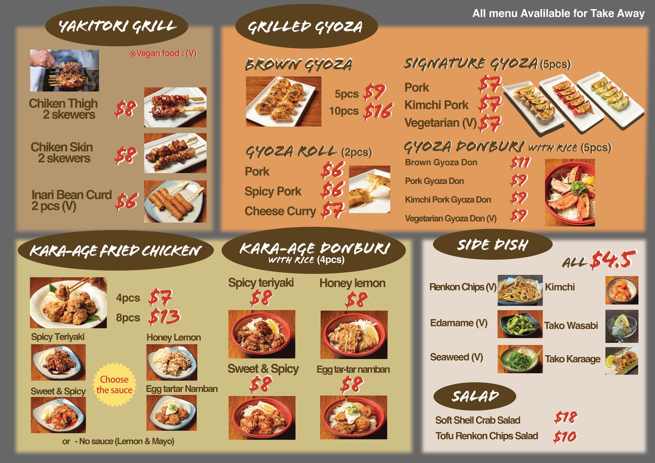 Menu for Restaurant-1