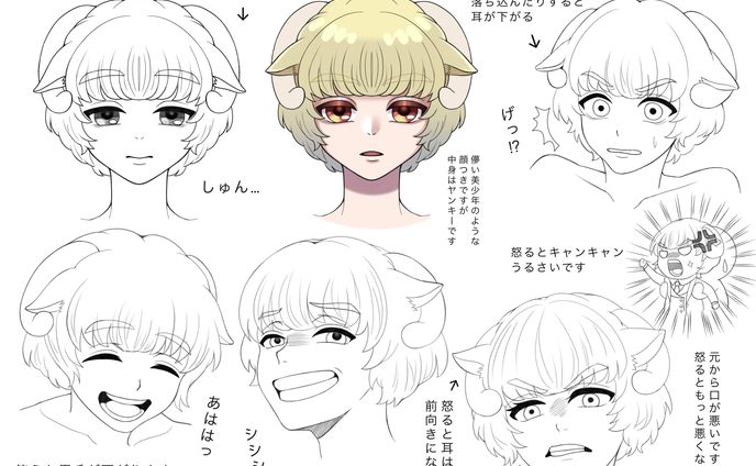 イラスト、キャラクターデザイン、動画編集
