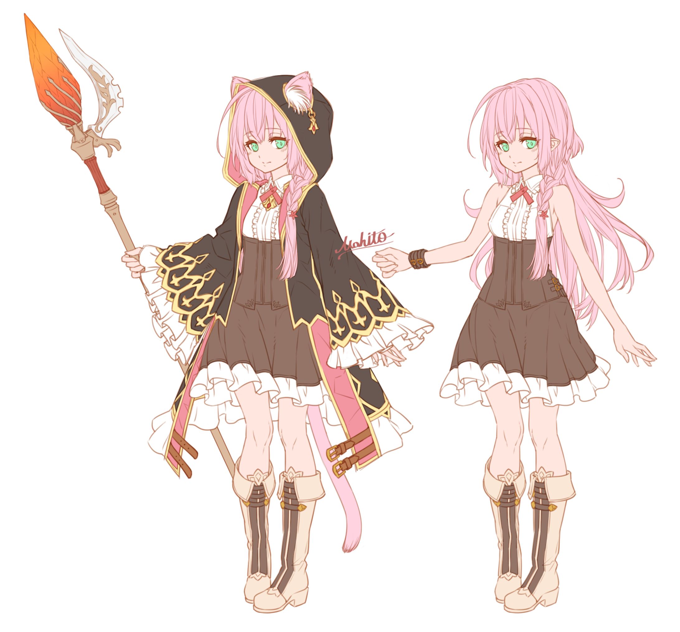 Ｗｅｂ小説用キャラクターイラストラフ-1