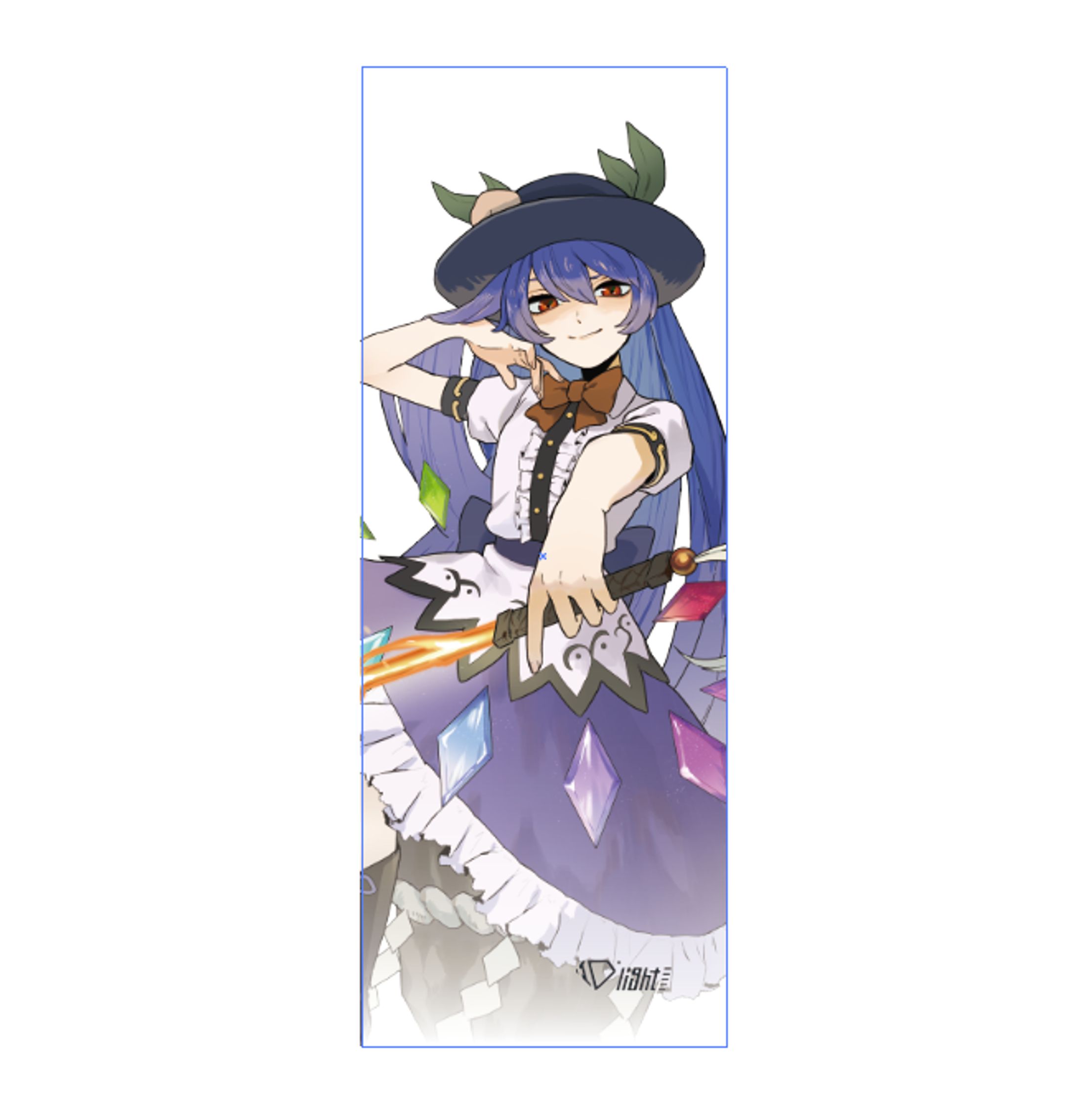 比那名居天子　クリアしおり-1