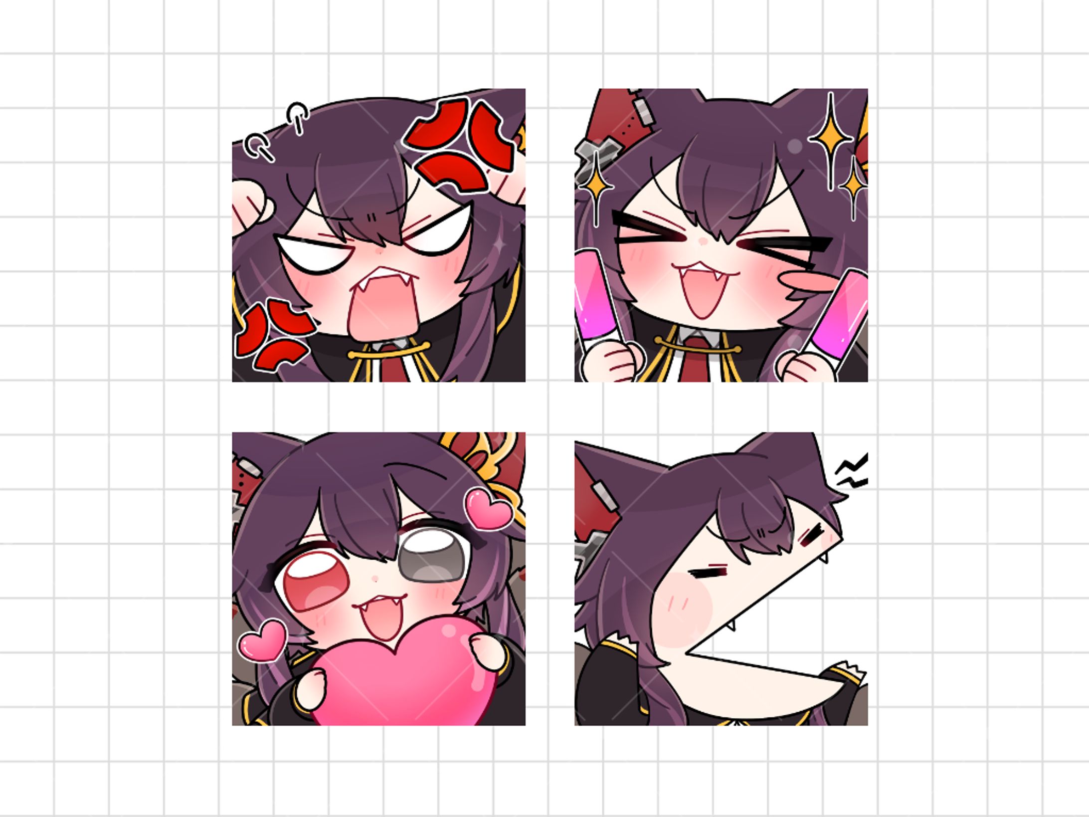 柳本翡翠様 スタンプイラスト-1