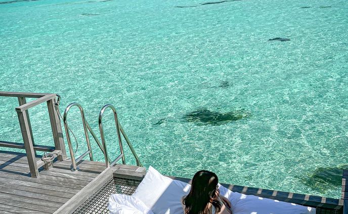 .
Sleeping on the Sea...?

📍 @lemeridienmaldives

🔖 保存すると後から見返せるよ🔖 .·

𓐄 𓐄 𓐄 𓐄 𓐄 𓐄 𓐄 𓐄 𓐄 𓐄 𓐄 𓐄 𓐄 𓐄 𓐄 𓐄 𓐄 𓐄

リッツカールトンを泣く泣くCOして
シープレインで移動すること約35分。

2021年9月に開業したての
Le Meridien Maldives Resort & Spaへ。

景色も良いけどお部屋が可愛いの🎀
ピンクとミントブルーのパステルカラー。

海が一望できるビューバスは
贅沢過ぎた…🛀🦢

さすがパリ生まれのホテルなだけあって
インテリアがいちいちおしゃれ。

サンデッキの上にお布団敷いて
日向ぼっこするのもフォトジェニック🌴

インスタで見て、これやっていいの！？
って躊躇ってたけどホテルのスタッフさんに
直でおすすめされた🤣

元に戻すのを忘れなければ
お布団持ち出していいよ！とのこと(笑)

サンデッキでは早起きして
朝焼けとともにコーヒー飲んだり
海眺めながらワイン飲んだり
とにかくのんびり出来て最高だった…🥰🍷

𓐄 𓐄 𓐄 𓐄 𓐄 𓐄 𓐄 𓐄 𓐄 𓐄 𓐄 𓐄 𓐄 𓐄 𓐄 𓐄 𓐄 𓐄

リッツモルディブについても
情報量多めでまとめてるので
気になる人は他の投稿もcheck♡

モルディブ情報は☞ #momomi_maldives

𓐄 𓐄 𓐄 𓐄 𓐄 𓐄 𓐄 𓐄 𓐄 𓐄 𓐄 𓐄 𓐄 𓐄 𓐄 𓐄 𓐄 𓐄

Le Meridien Maldives Resort & Spa

📍ヴェレナ国際空港から水上飛行機で35分
🔖サンセットビューの絶景バー🍸
🔖美しいダイビングスポット𓂃🫧‪

𓐄 𓐄 𓐄 𓐄 𓐄 𓐄 𓐄 𓐄 𓐄 𓐄 𓐄 𓐄 𓐄 𓐄 𓐄 𓐄 𓐄 𓐄

おしゃれ旅とグルメ大好き
絶景マニアOLのアカウント⚐ﾞ

・おすすめのお洒落ホテル
・大人かわいい女子旅スポット
・絶景リゾート×グルメ
について毎日発信中📍

ホテル、カフェ、観光局、自治体の皆様📷´-
旅を一緒に盛り上げるお手伝いを
ぜひさせていただけませんか？✈️

動画制作、Twitterやブログも運営しておりますので
お気軽にDMへご相談ください📮♡︎

To Hotels, Cafes, Tourist Offices.
Please let me help you liven up trips together!
Please DM for work requests💌  ̖́-‬

𓐄 𓐄 𓐄 𓐄 𓐄 𓐄 𓐄 𓐄 𓐄 𓐄 𓐄 𓐄 𓐄 𓐄 𓐄 𓐄 𓐄 𓐄

#モルディブハネムーン #モルディブ旅行 #ハネムーンレポ #ご褒美ステイ #ルメリディアン #ルメリディアンモルディブ #水上ヴィラ #モルディブ新婚旅行 #ハネムーン #ハネムーン準備 #新婚旅行レポ #夫婦旅行 #モルディブ #水上コテージ #海外旅行 #maldivesislands #maldivestrip #beautifuldestinations #honeymoon #honeymoontrip #LeMeridienMaldives #maldiveshoneymoon #destinationunlocked #몰디브 #신혼여행 #馬爾代夫
