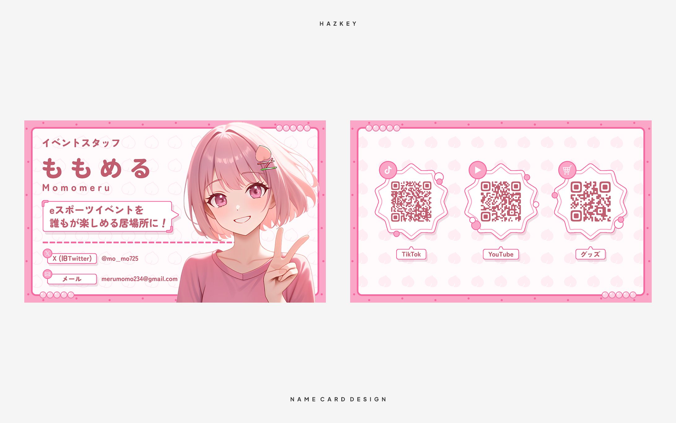 NAME CARD DESIGN // ももめる-1