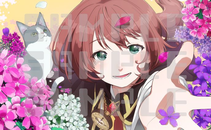 針生カミル　誕生日イラスト