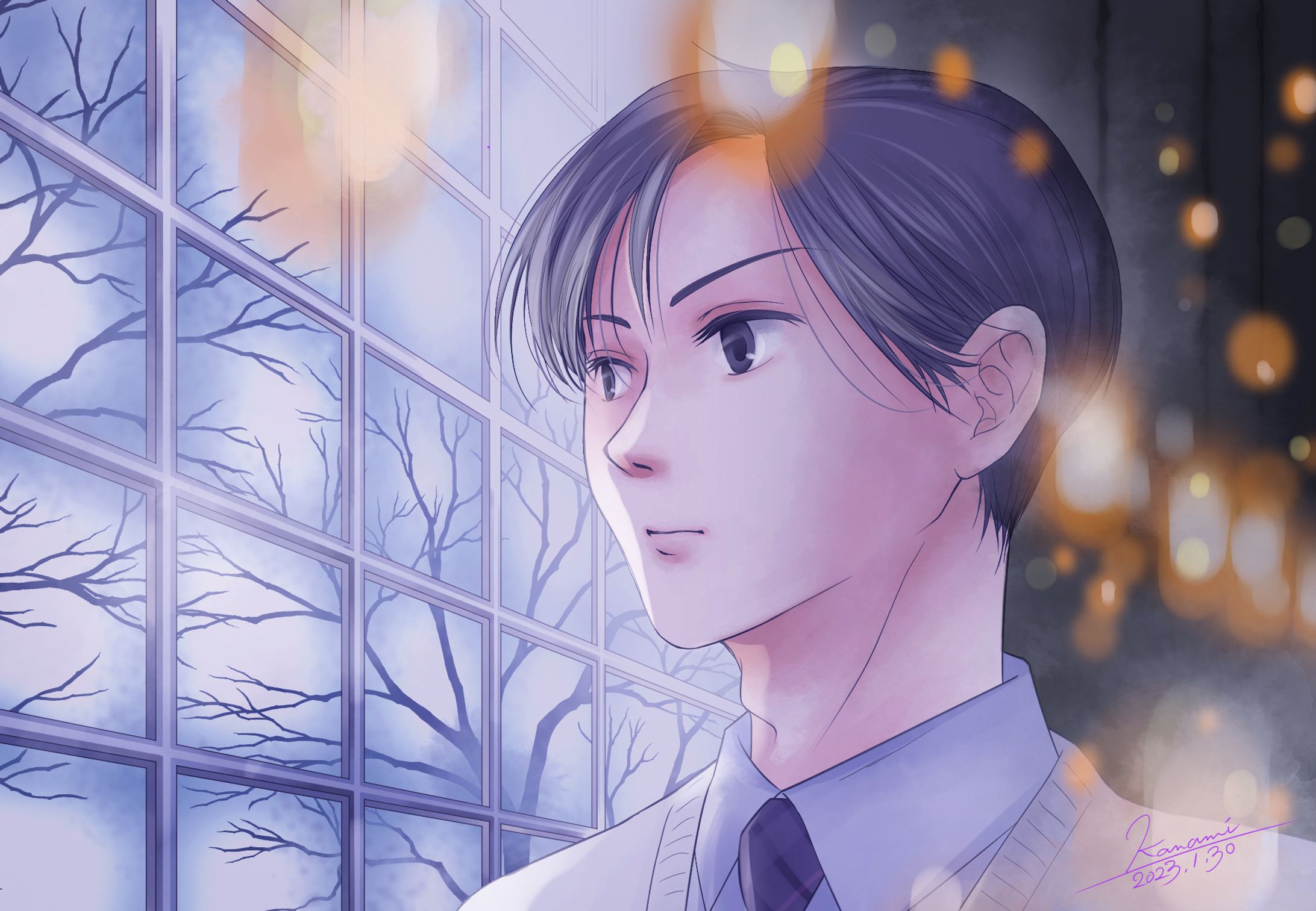 カラーイラスト（デジタル彩色）-1