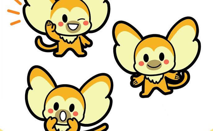 企業マスコットキャラクター お猿さん