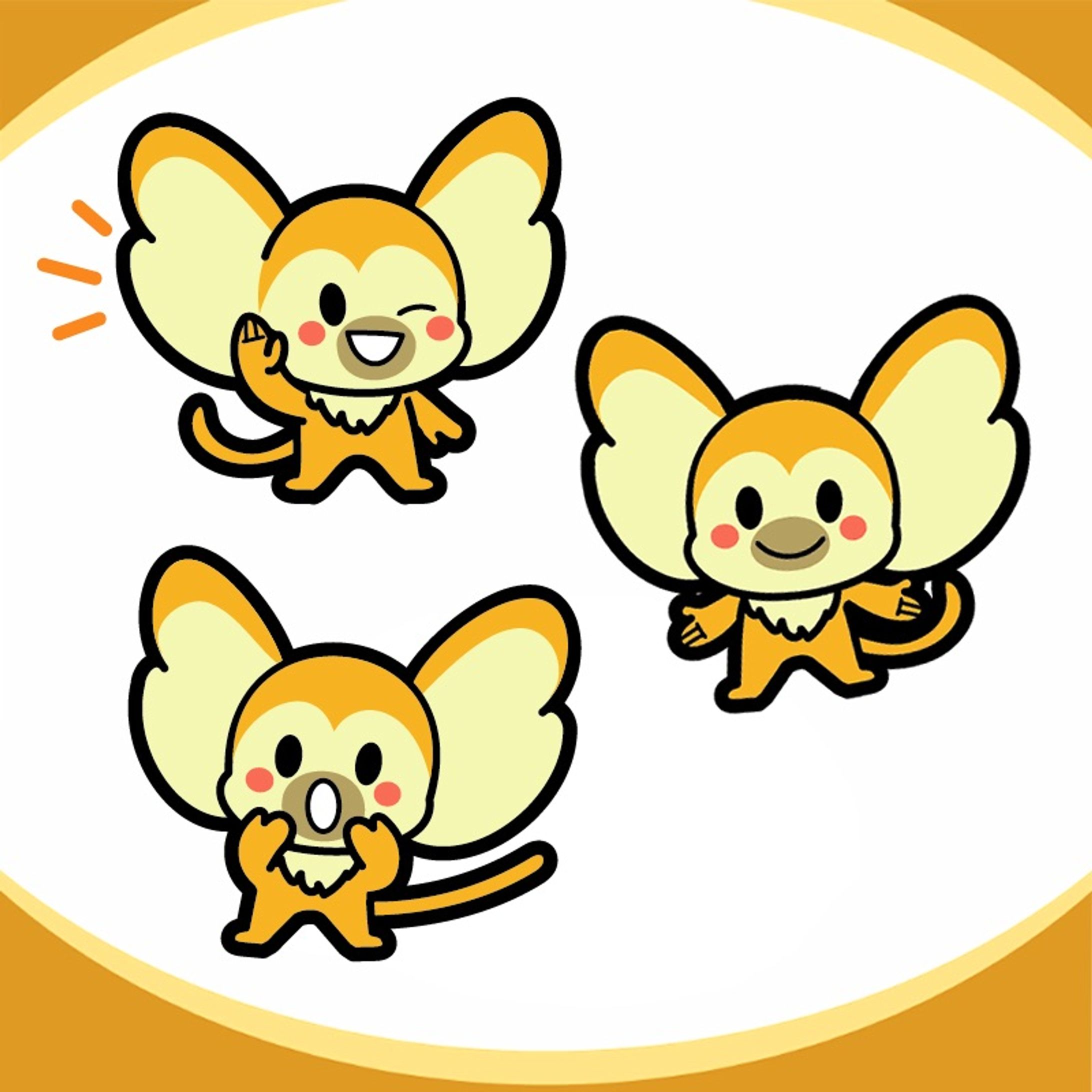 企業マスコットキャラクター お猿さん-1