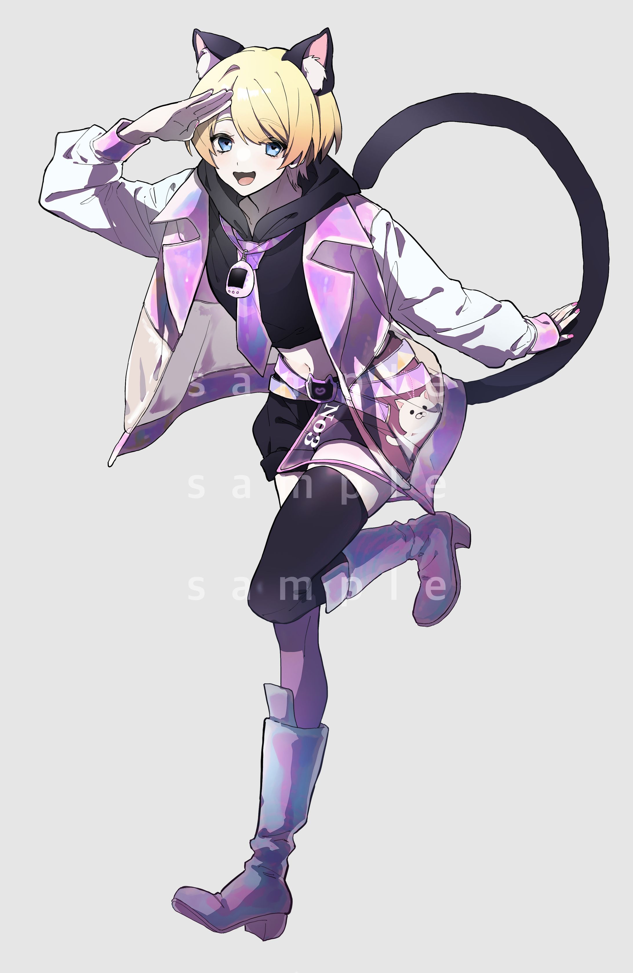 【ご依頼】キービジュアル 夜猫漂莉さん / 2023.01-1