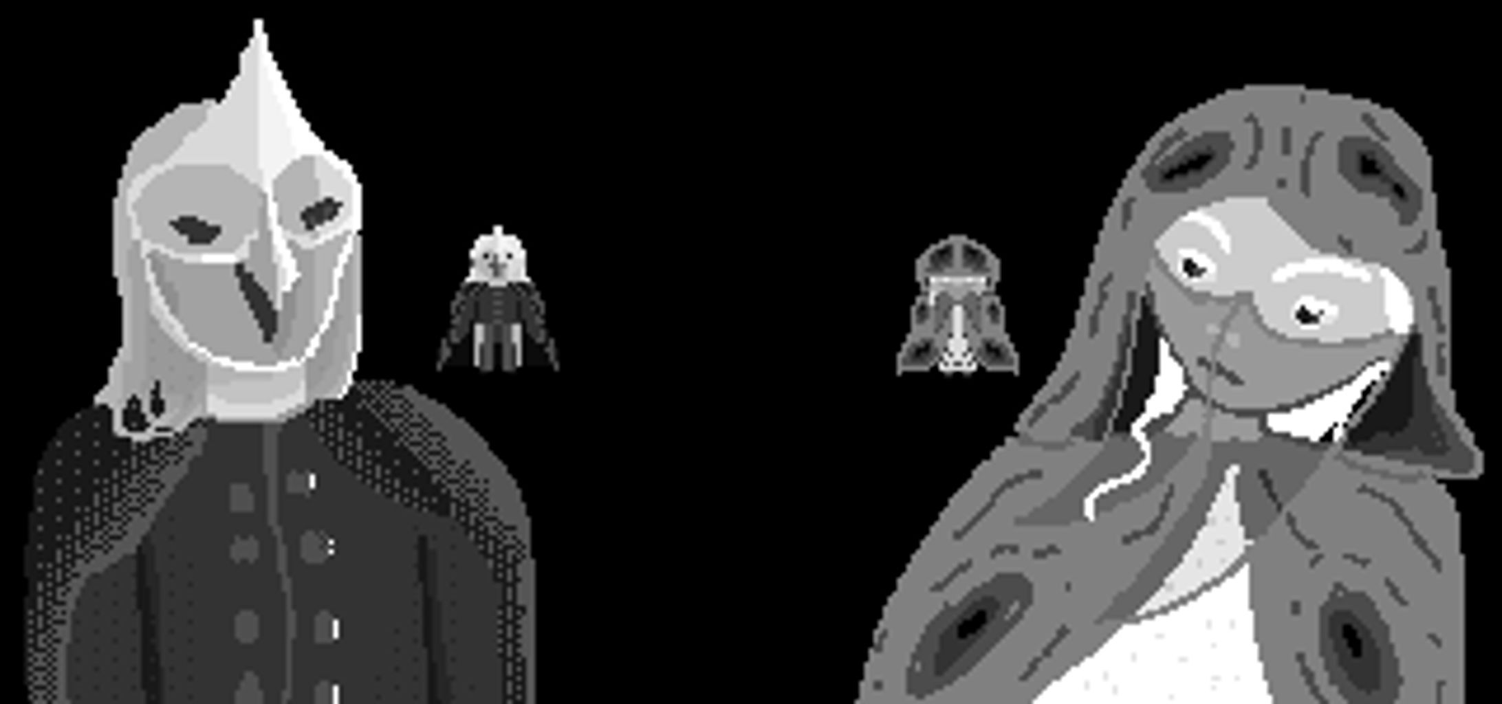 Pixel Character concept talk sprites-1