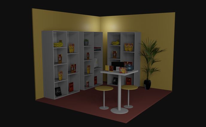 [3D model] Product Booth