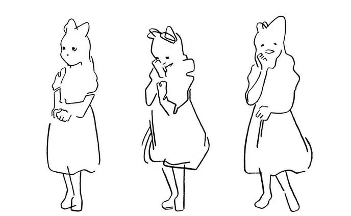 #ilustration #illustration #illustrator #illust #design #mono #monotone #pencil #girl #art #artwork #sketch