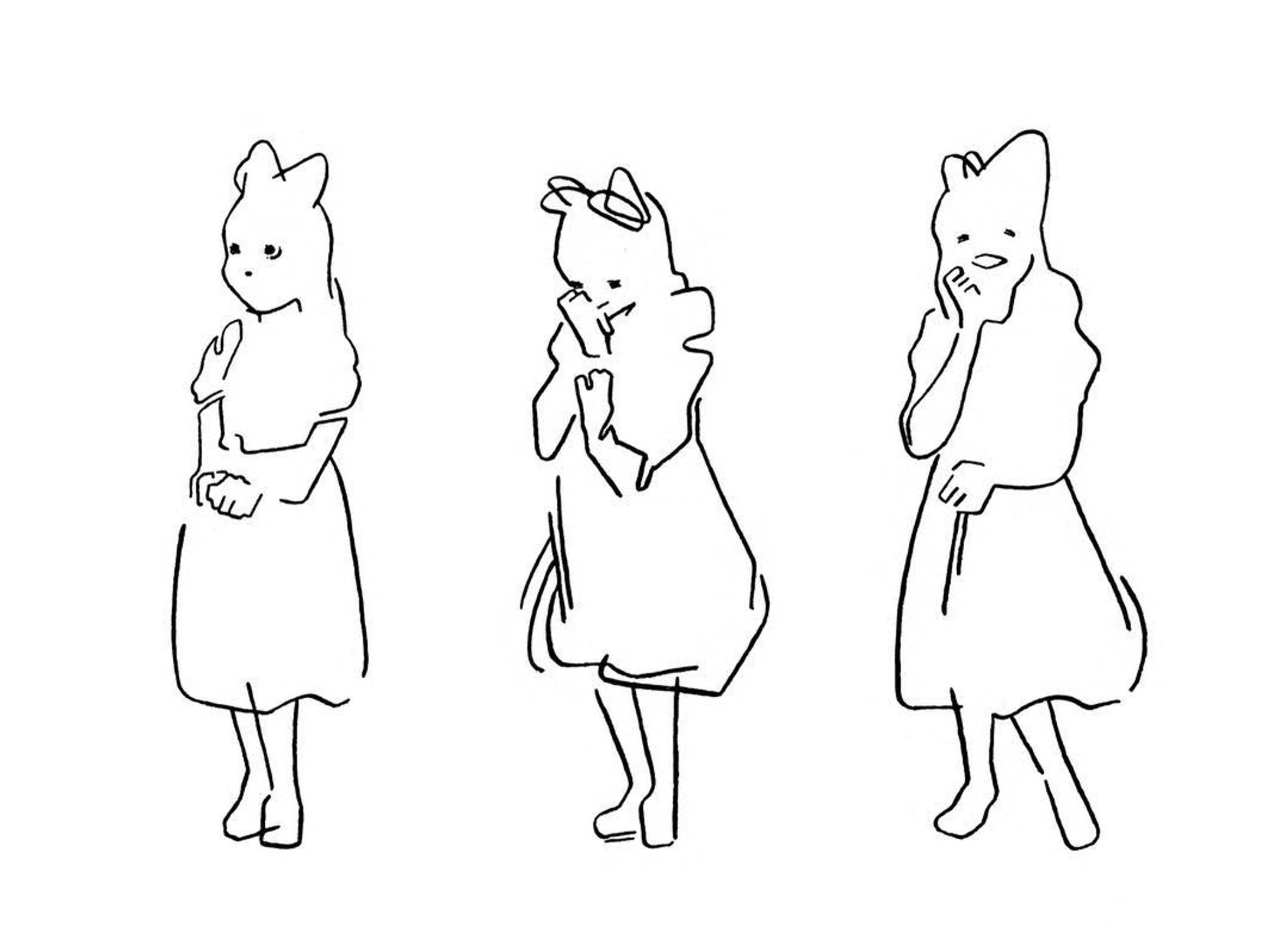 #ilustration #illustration #illustrator #illust #design #mono #monotone #pencil #girl #art #artwork #sketch-1