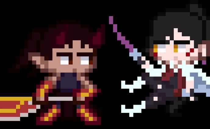 ドット絵01　ペア