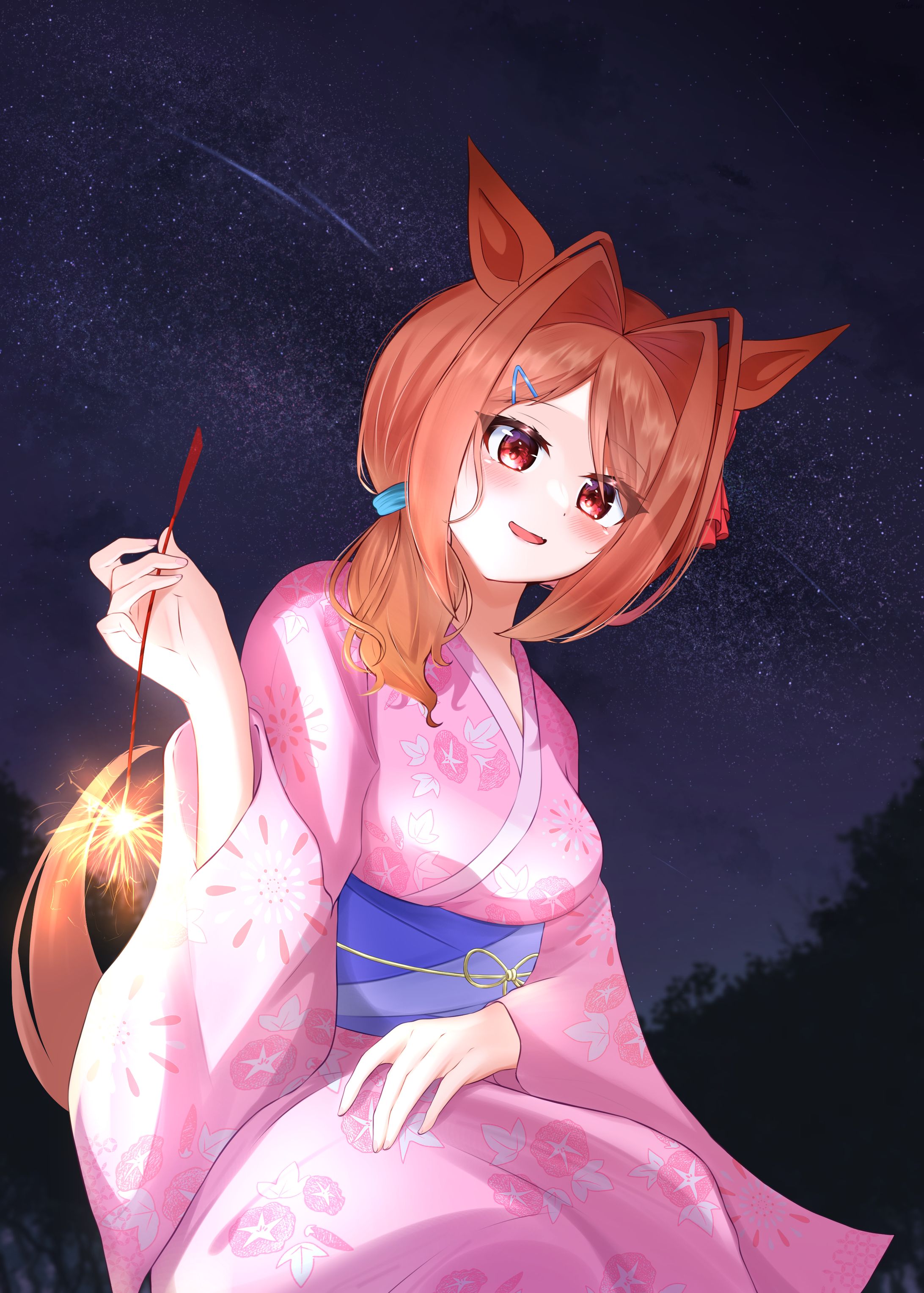 ダイワスカーレット 線香花火 ヘアチェンジ-1