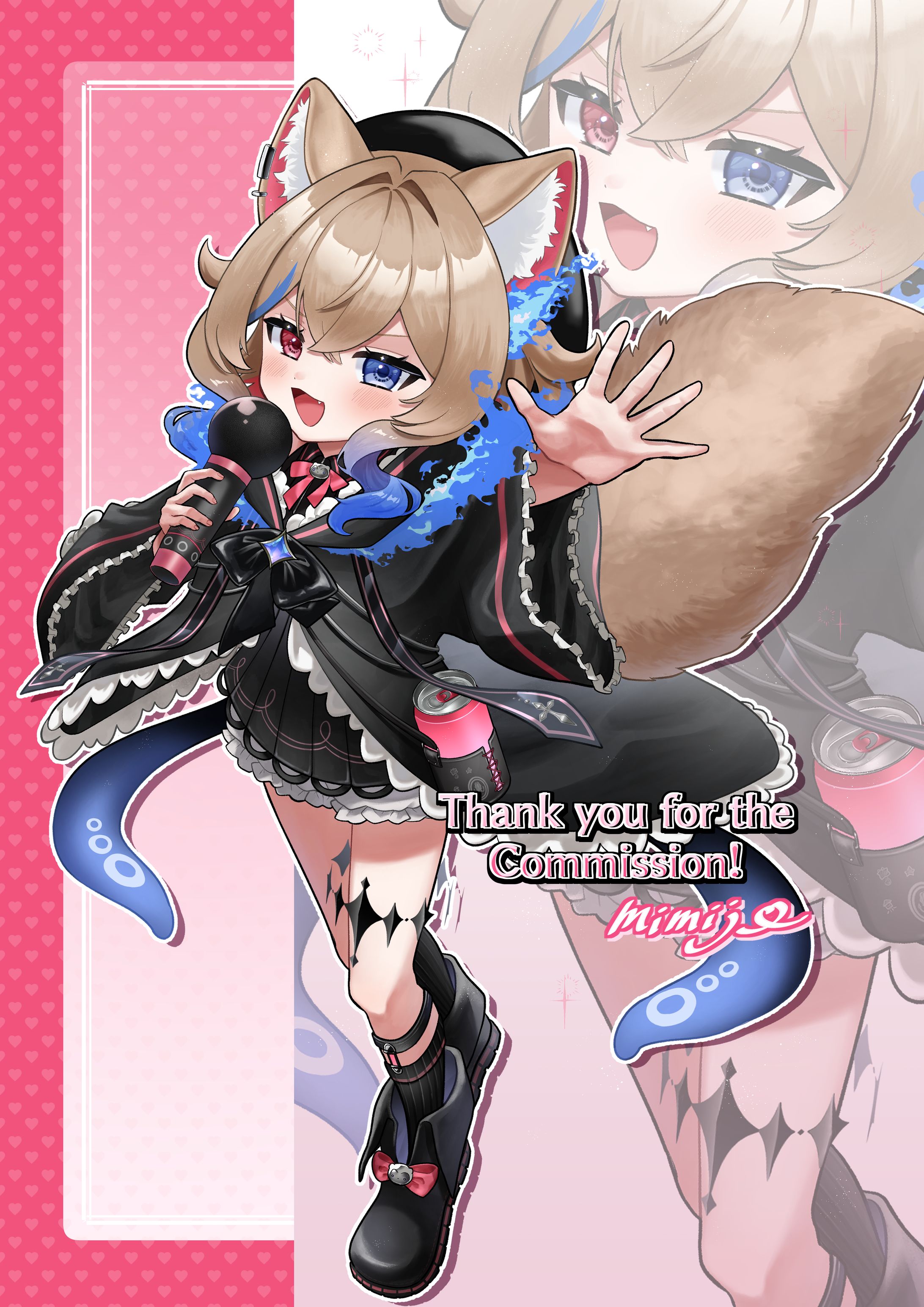 Vtuber様サムネイル・グッズイラスト制作-1