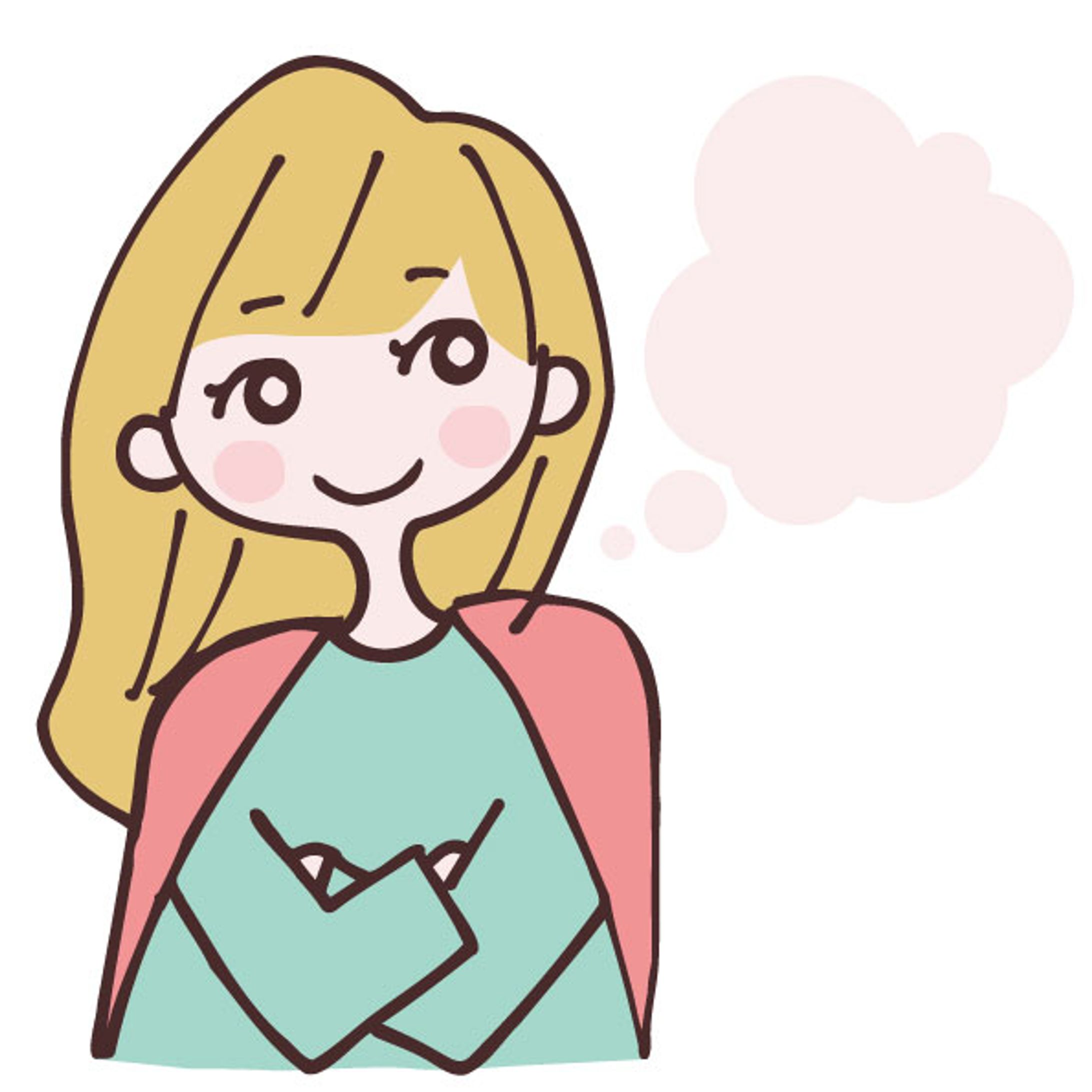 【ストックイラスト】腕組みをする女性-1