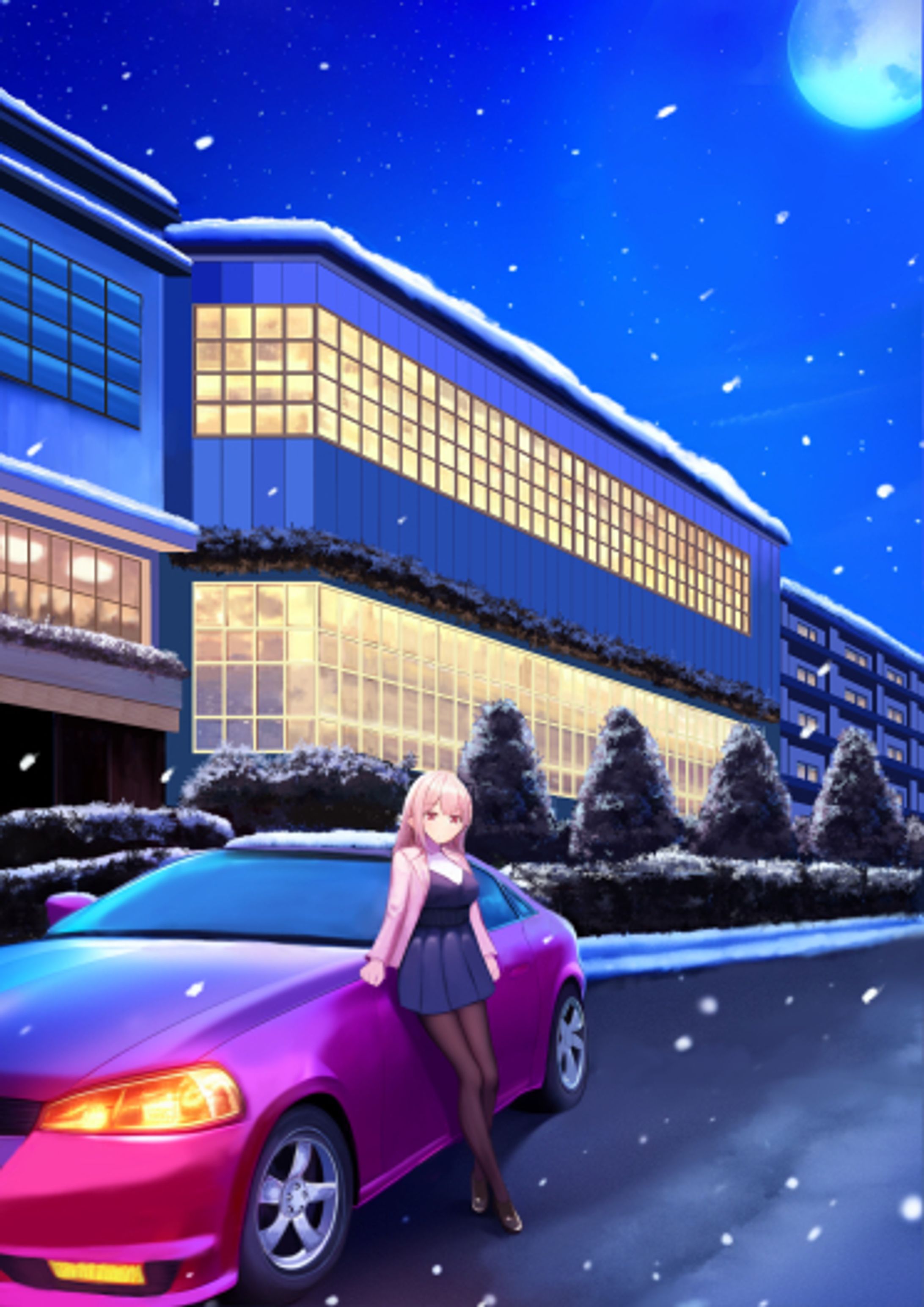 背景イラスト 冬-1