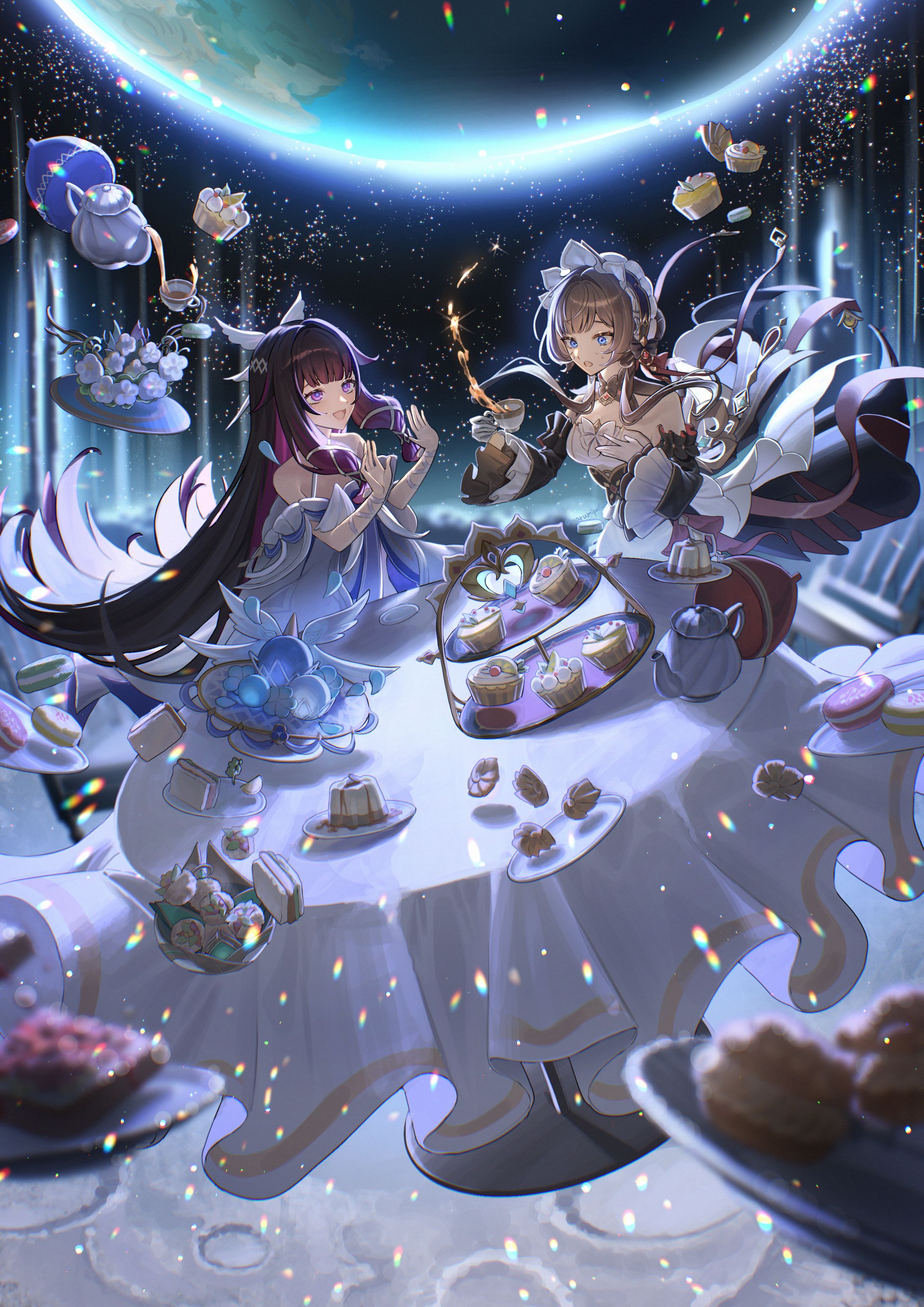 月のお茶会-1