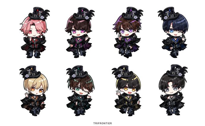 夢喰NEON ハロウィンミニキャライラスト