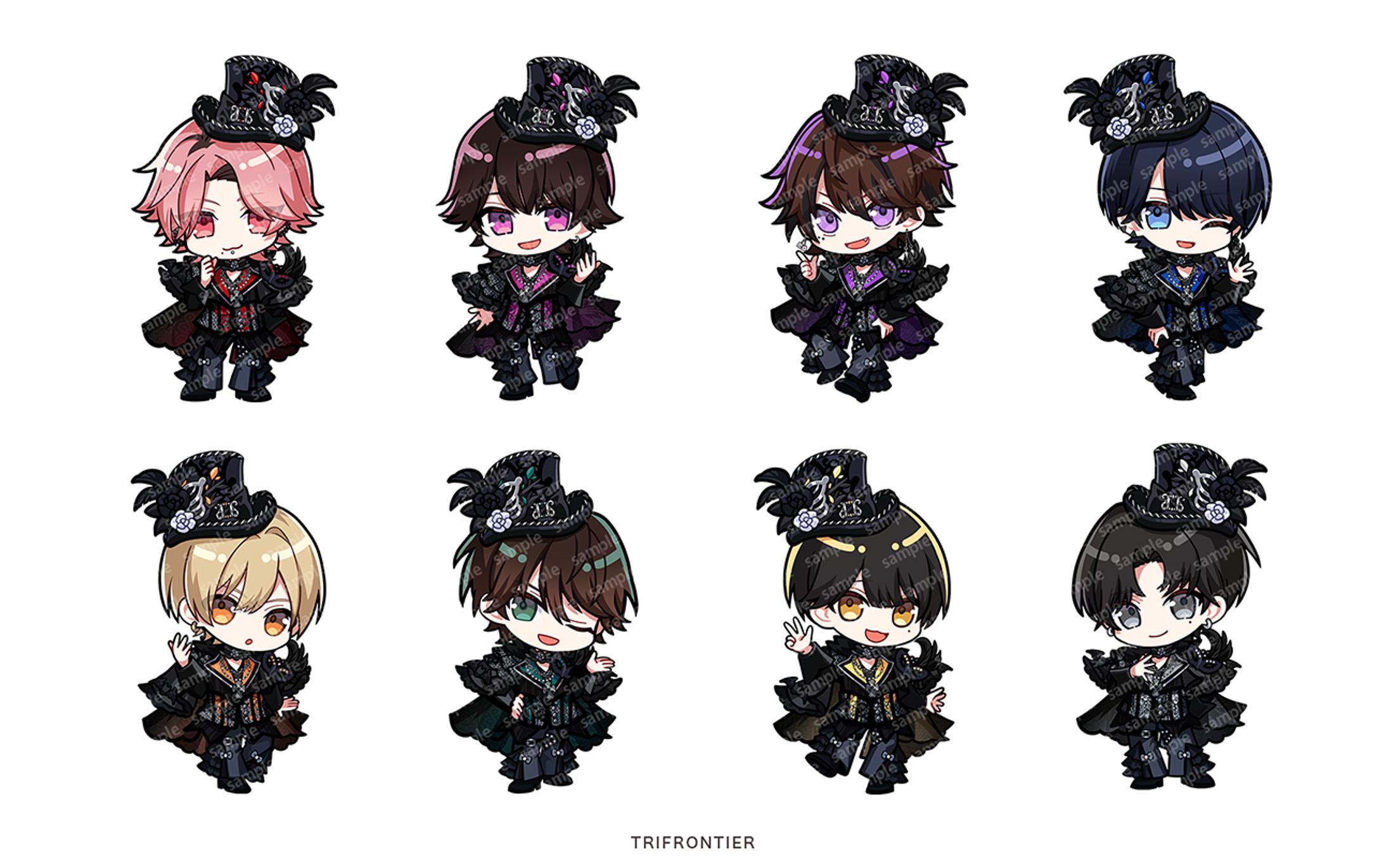 夢喰NEON ハロウィンミニキャライラスト-1