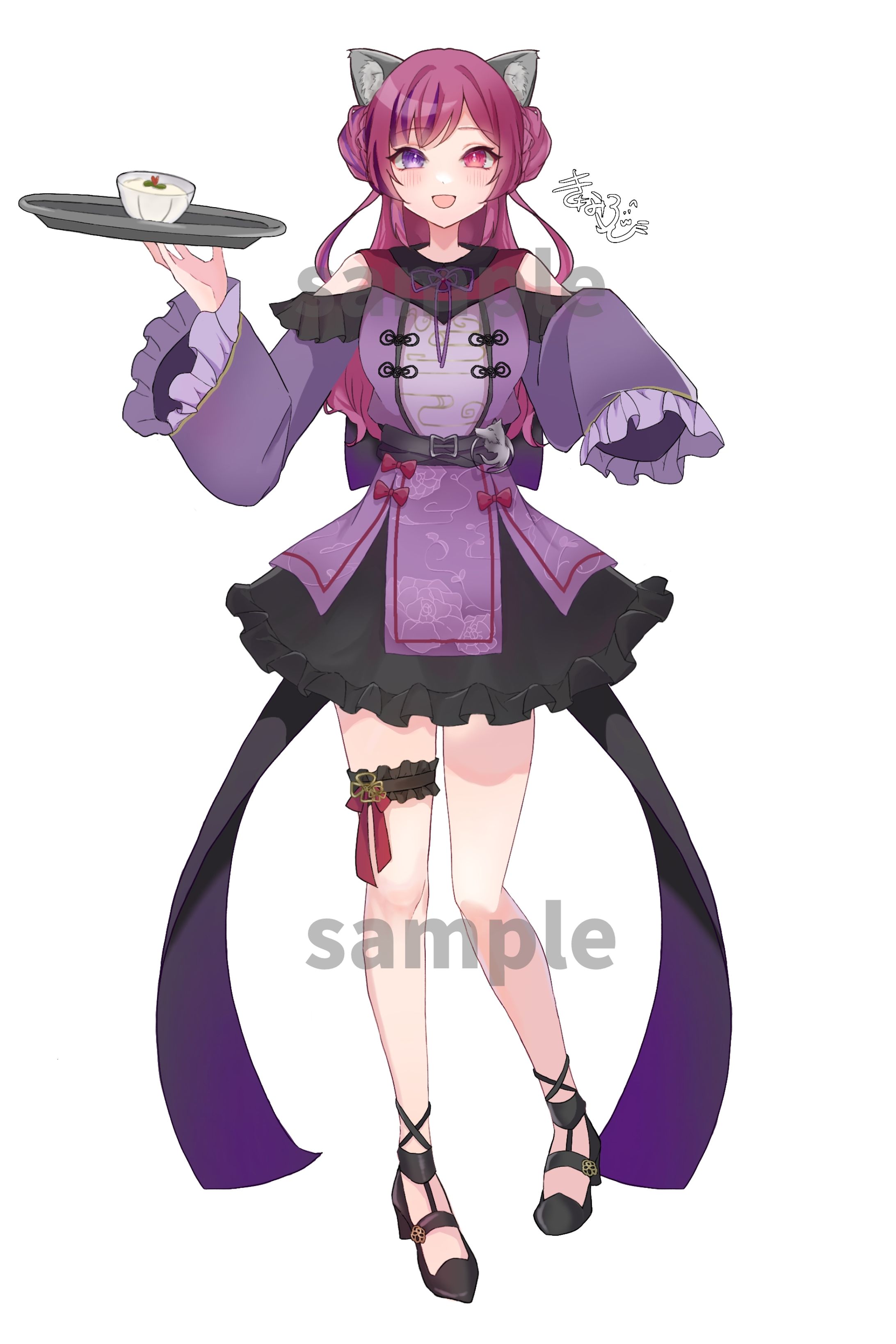 紫狼るう様立ち絵-1