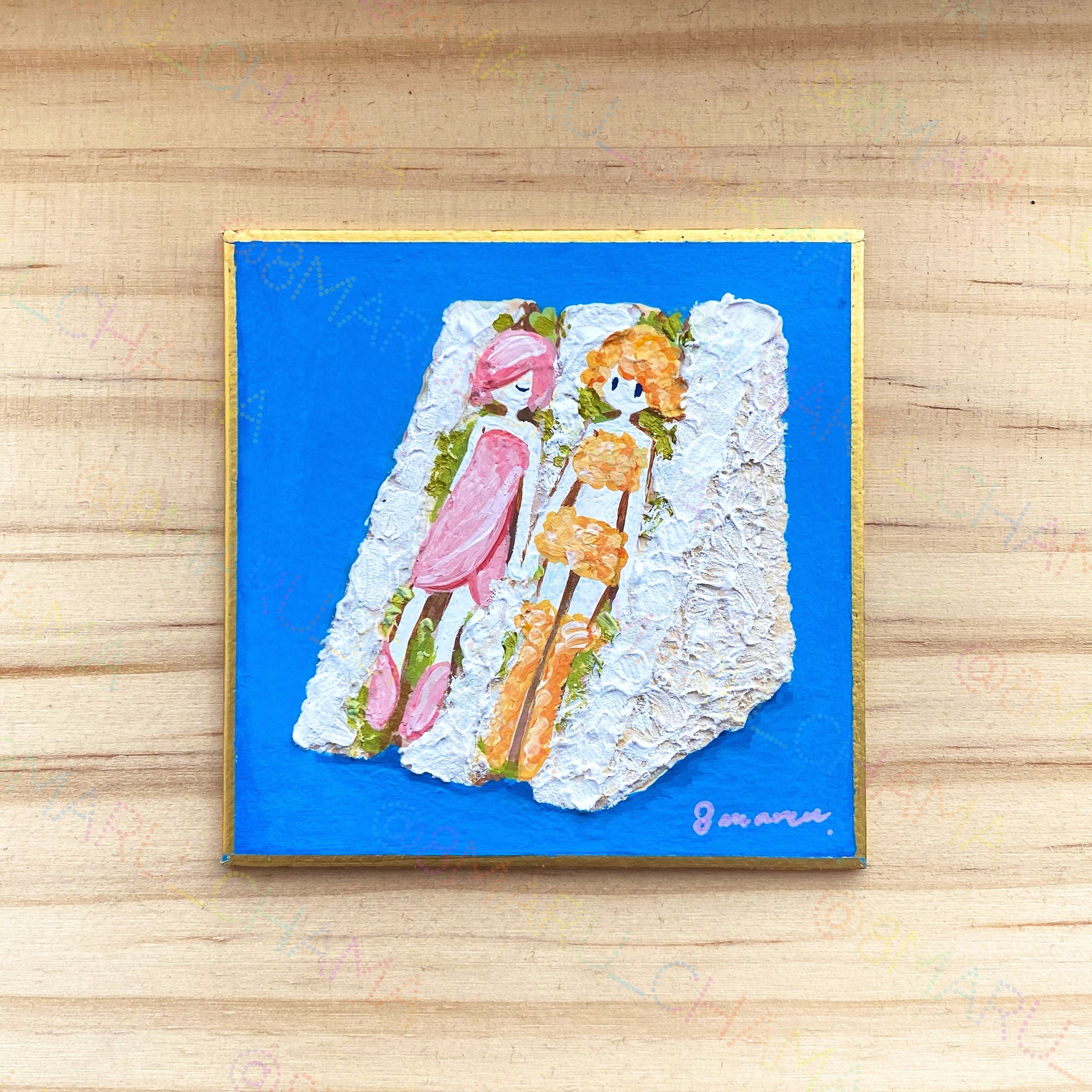 画材を使ったイラスト作品-1