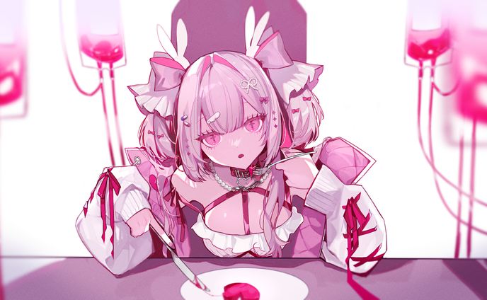 Luuさん・配信画面用イラスト