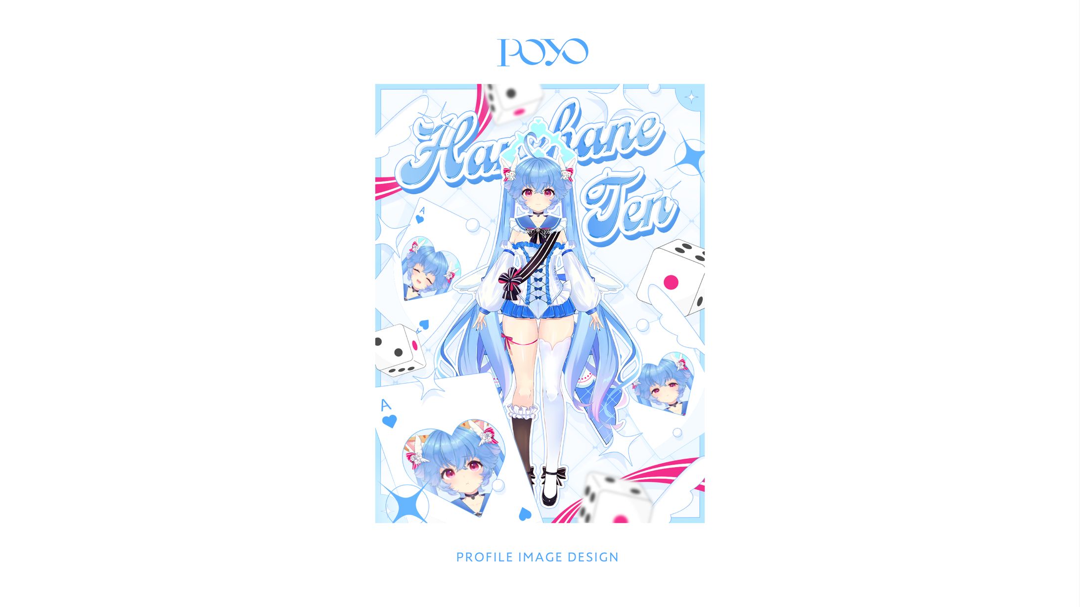 PROFILE IMAGE DESIGN / 羽々てん-1