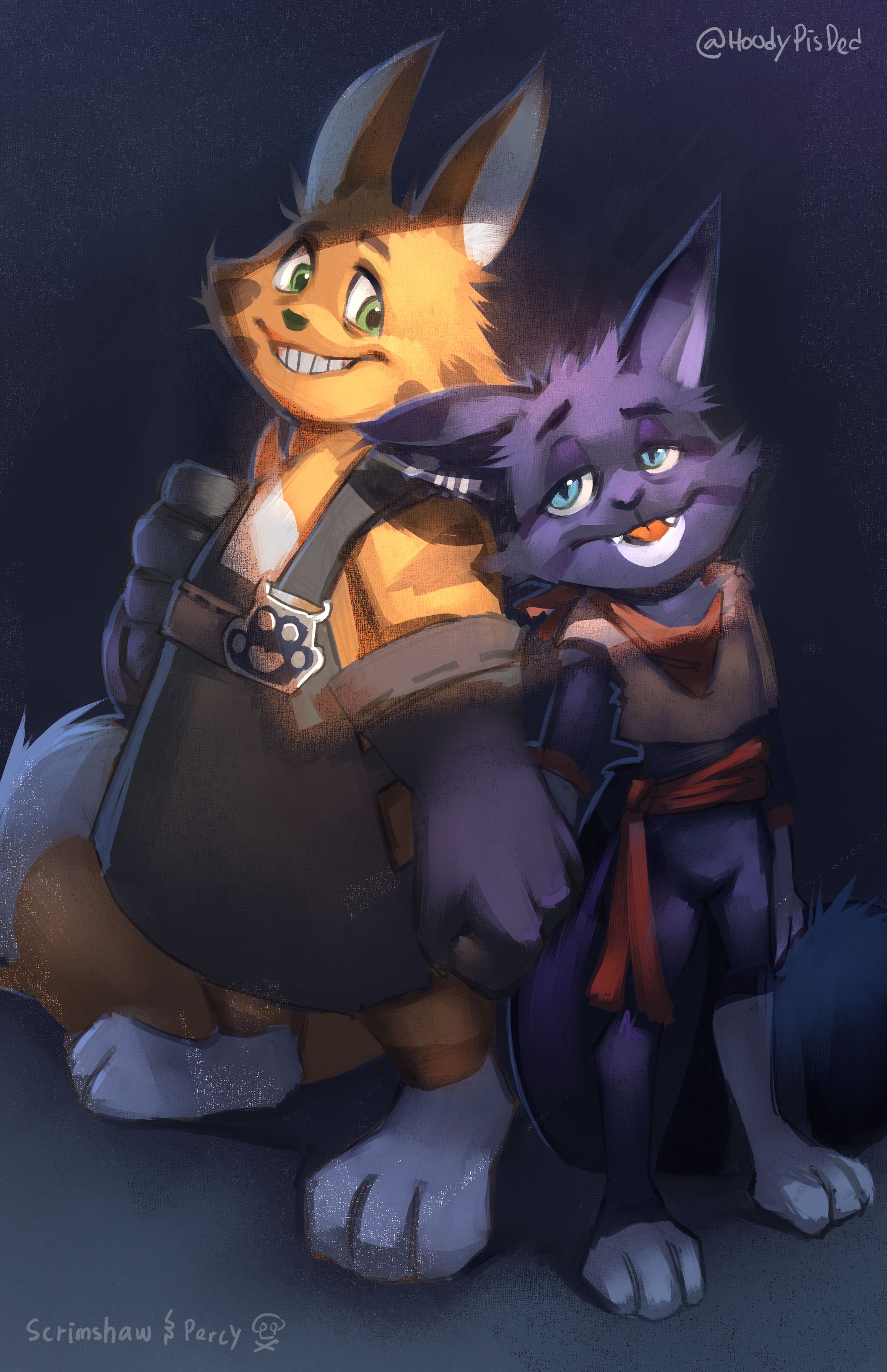 Percy and Scrimshaw (fan art)-1