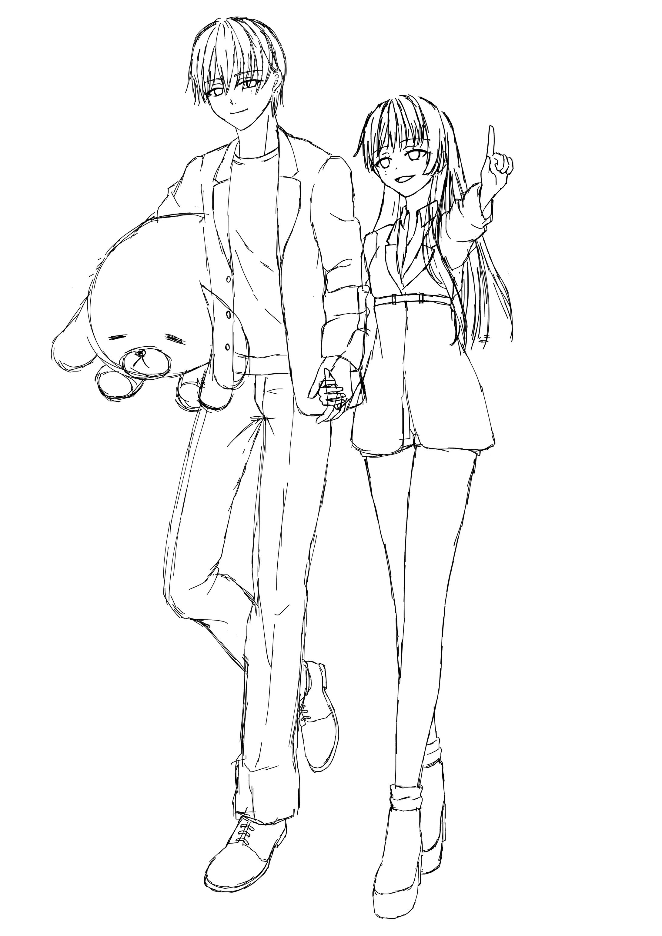 TRPG立ち絵イラスト-1