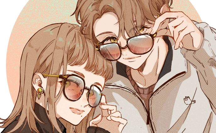 カップルイラスト