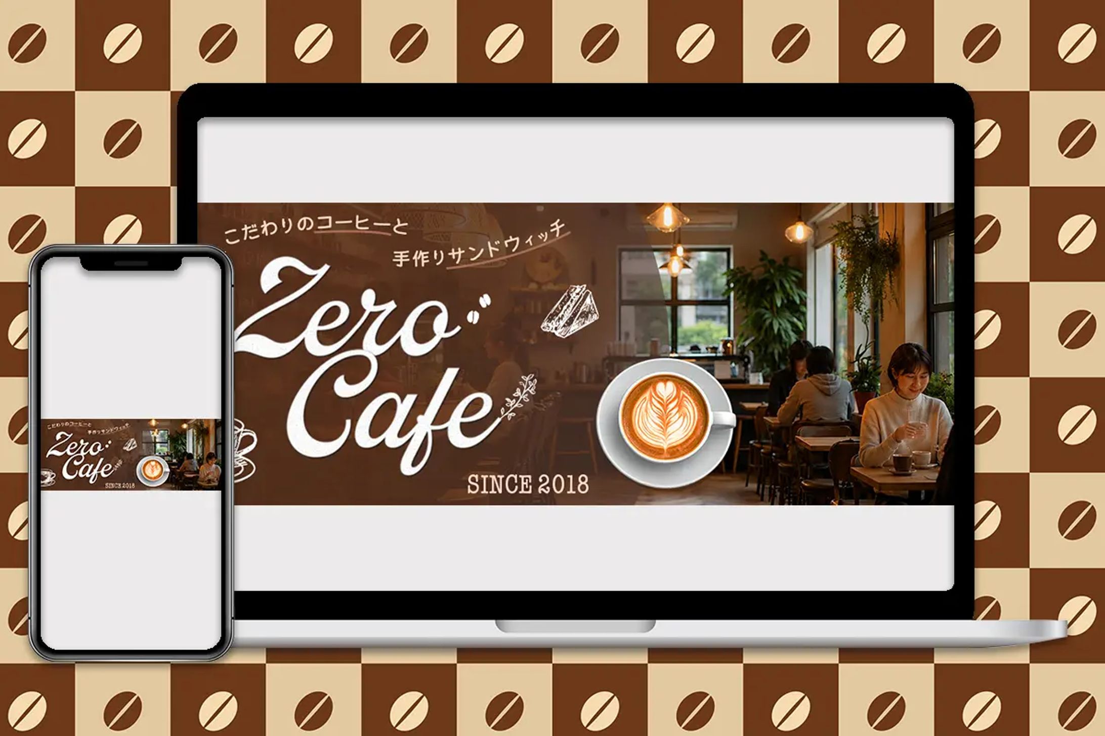 カフェ店 ｜ バナー-1
