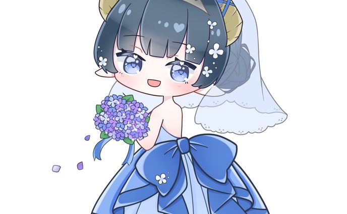 【夜因 様】6月の花嫁量産ミニキャラ2023