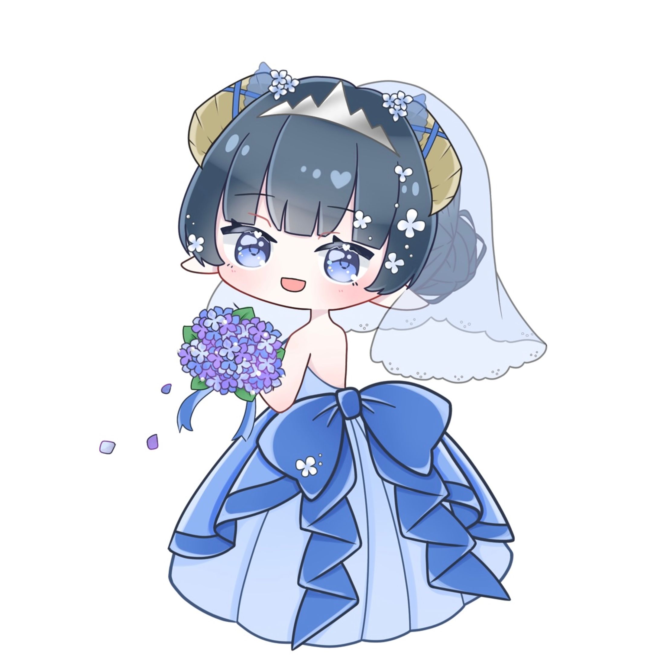 【夜因 様】6月の花嫁量産ミニキャラ2023-1