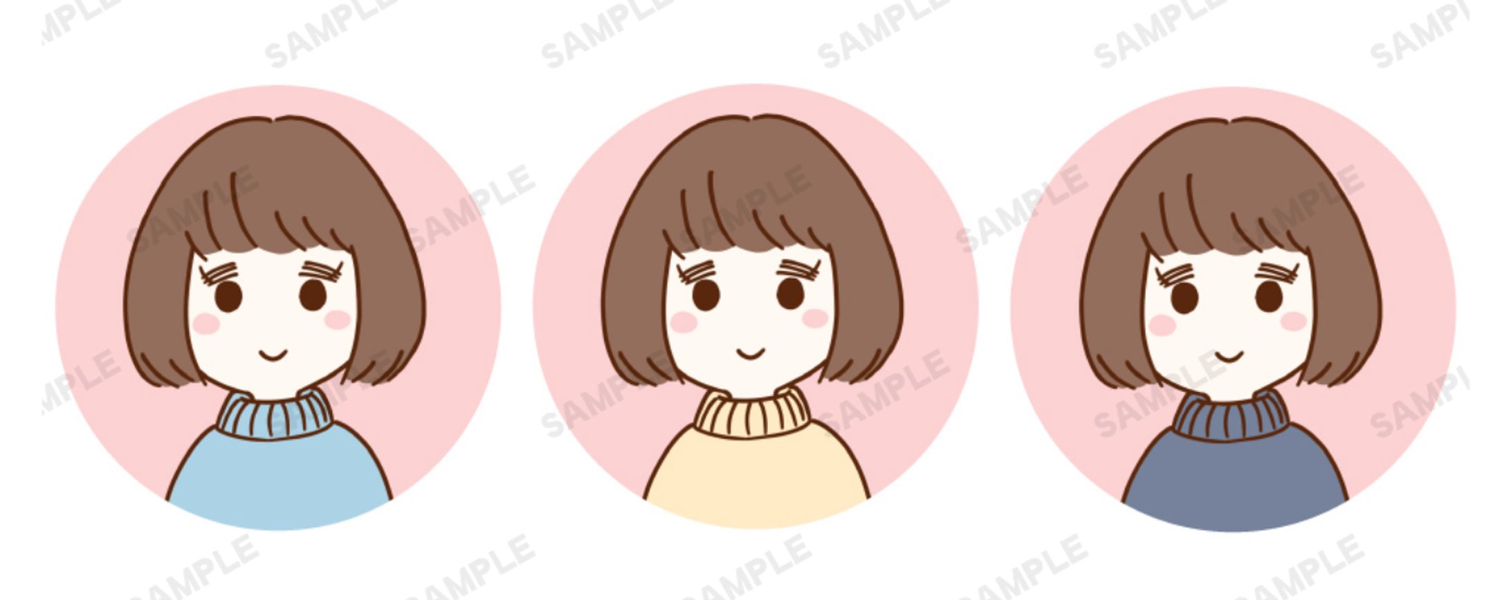 snsアイコンイラスト-1