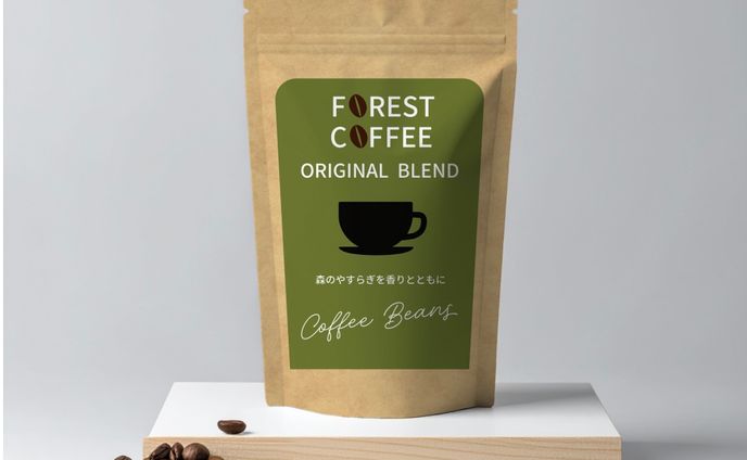 コーヒー豆のパッケージデザイン