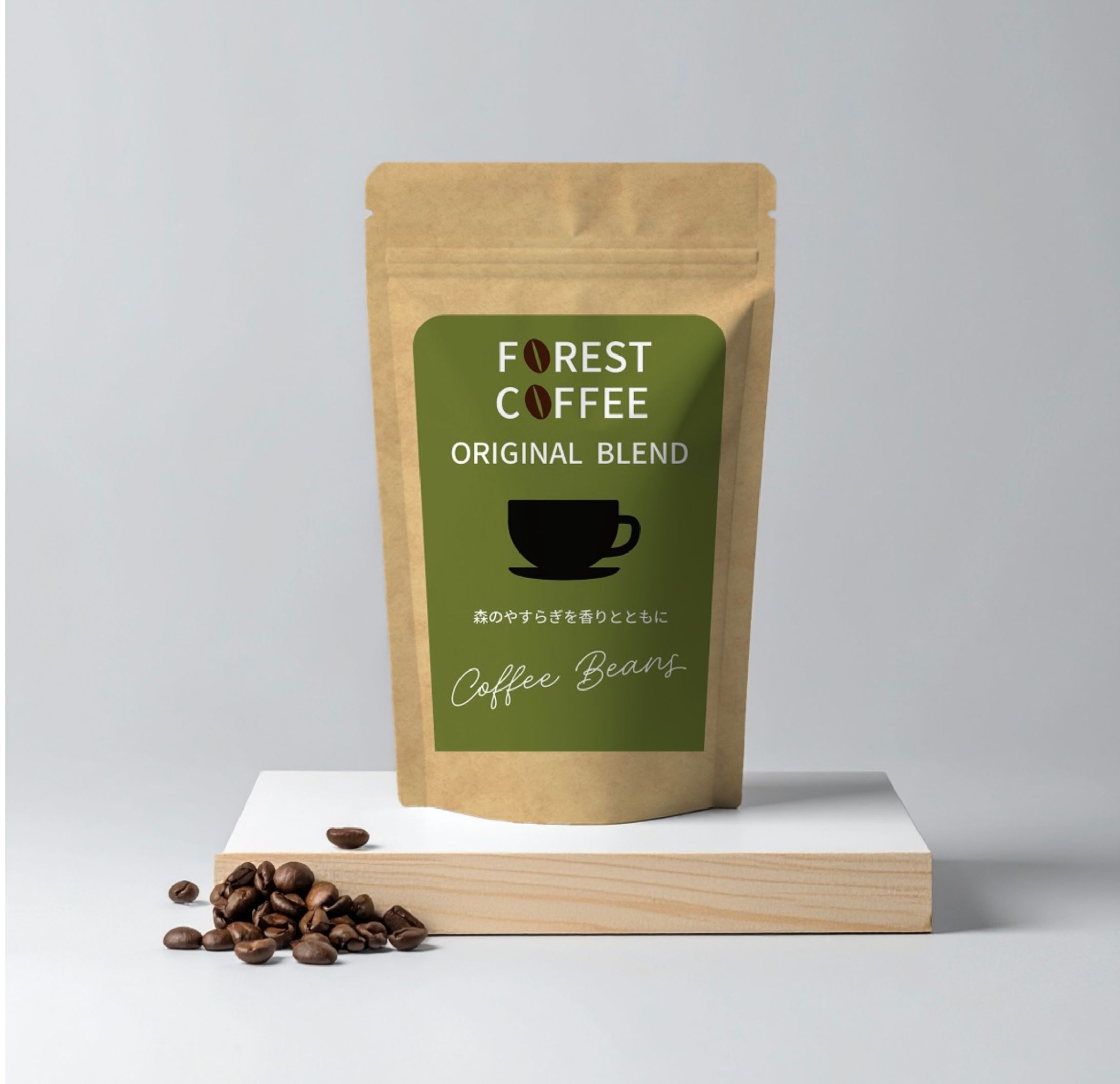 コーヒー豆のパッケージデザイン-1