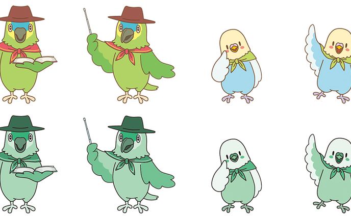 鳥のキャラクター