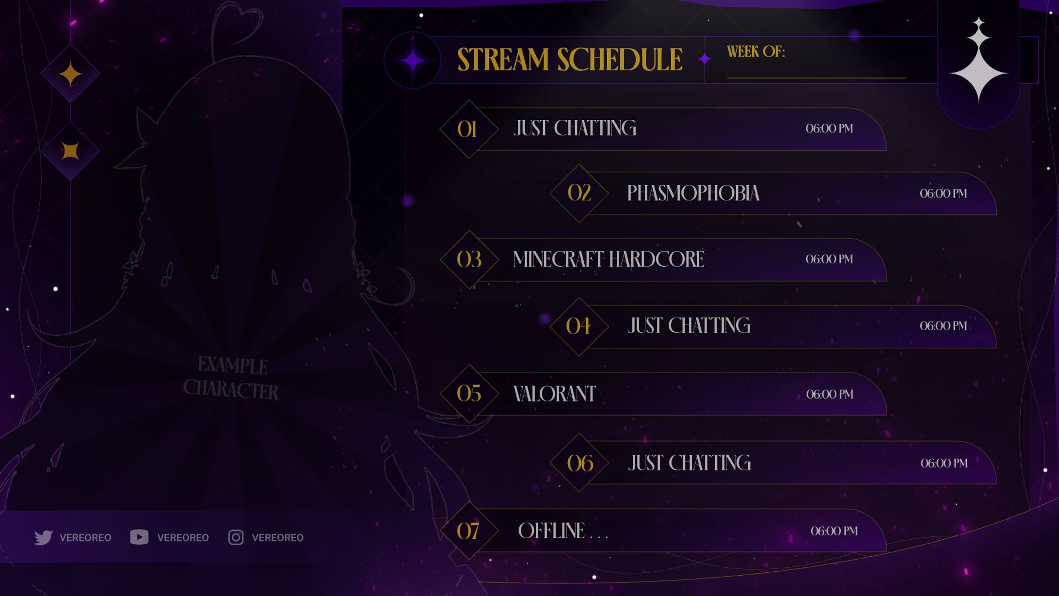 (Fake Project) Vtuber Schedule Design-1