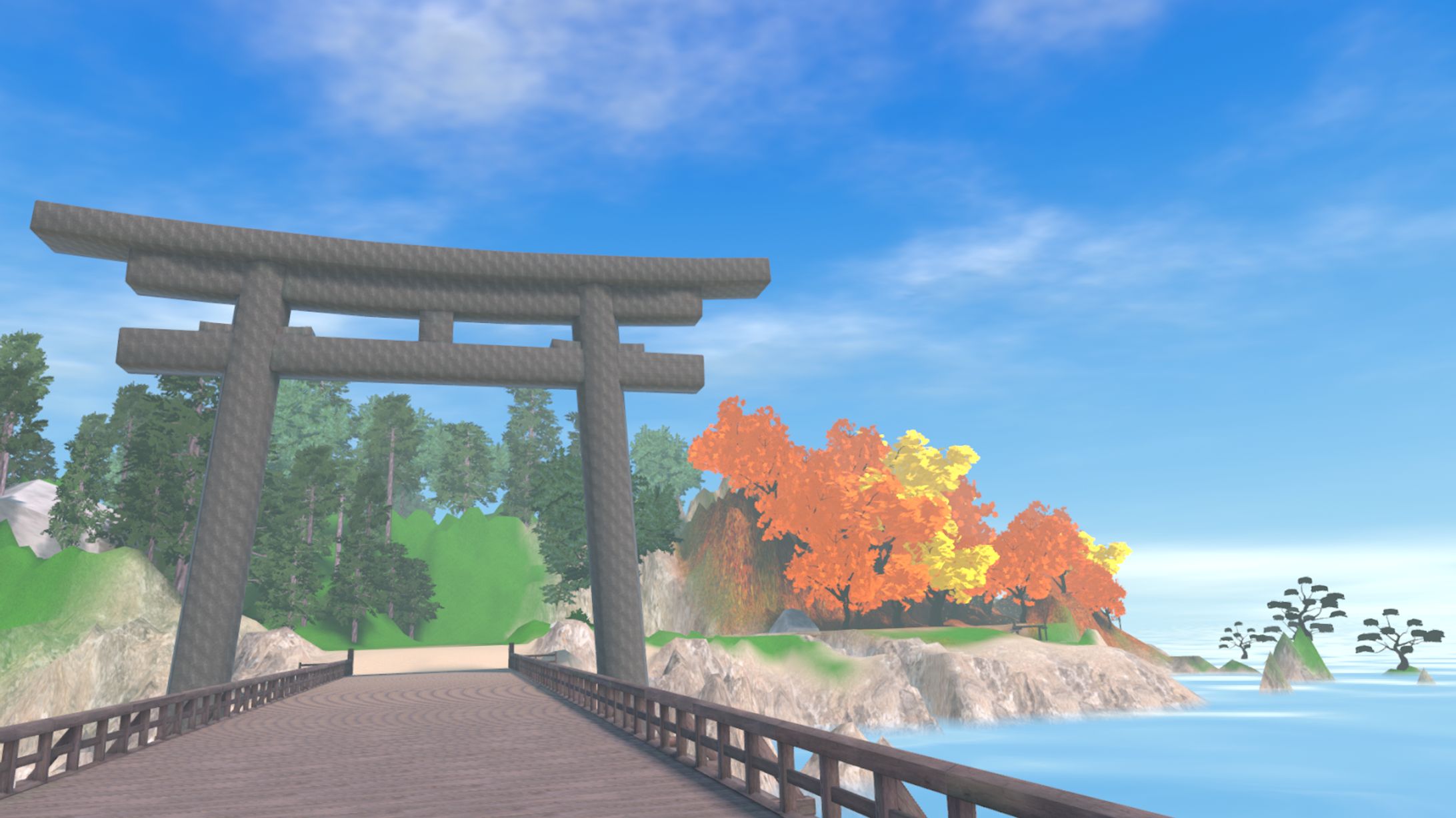 【VRChat】じゃぱんくえすた　アバターワールド-秘境--1