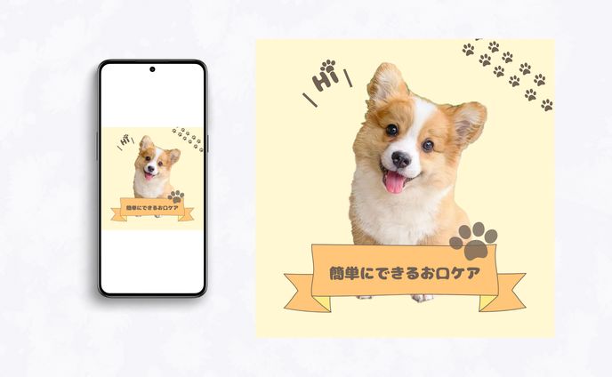 SNS画像作成（ペット関連）