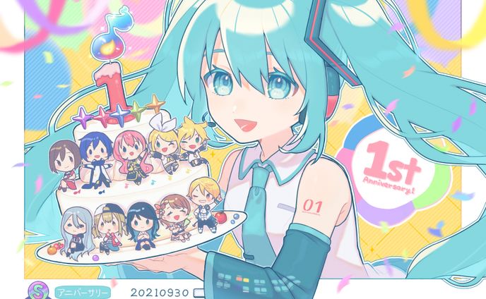 【応援作品採用】『プロジェクトセカイ アニバーサリーフェスタ2021』展示