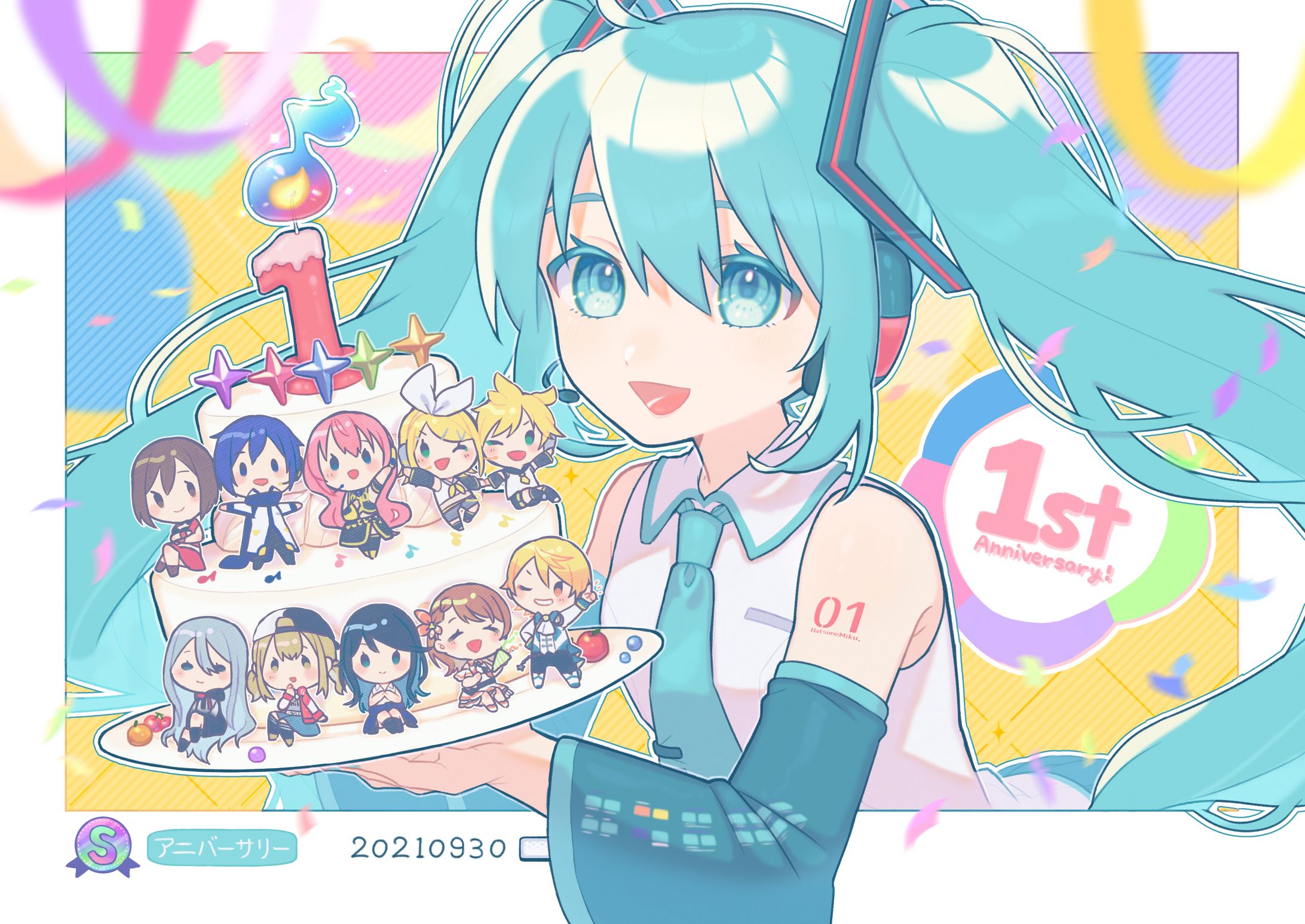 【応援作品採用】『プロジェクトセカイ アニバーサリーフェスタ2021』展示-1