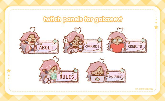 twitch panels for galxzeevt