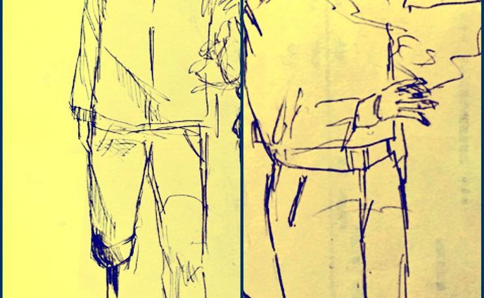 立ち絵らふ
#drawing #illustration #croquis