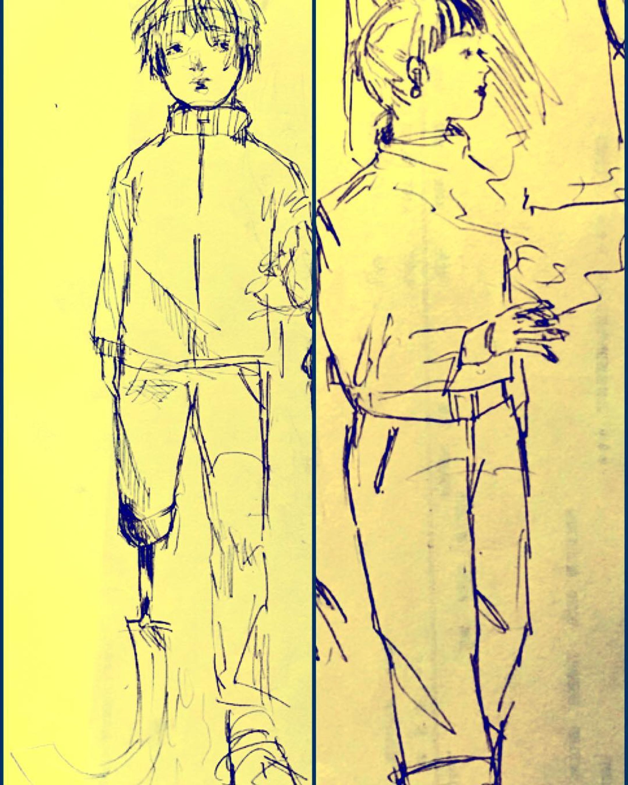 立ち絵らふ
#drawing #illustration #croquis-1