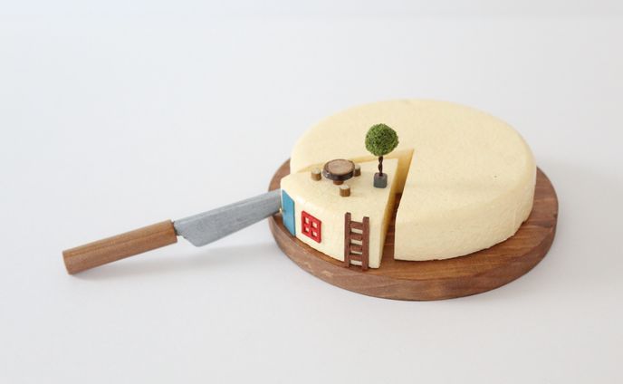 立体作品、住宅